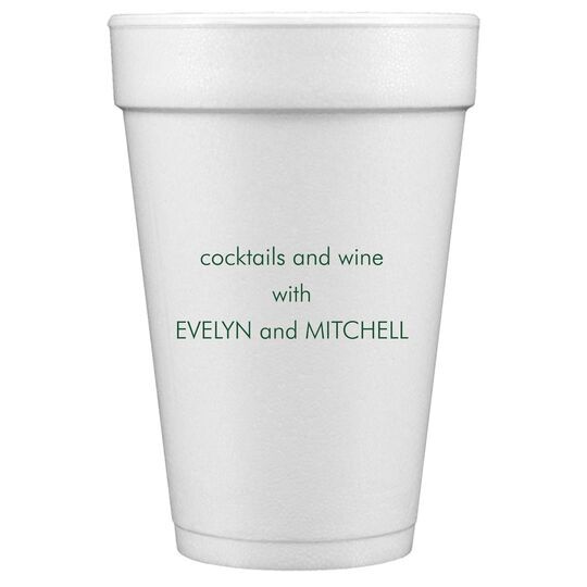 Your Personalized Styrofoam Cups